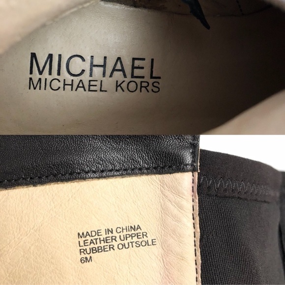 MICHAEL Michael Kors Leather Tall Riding Boots - Picture 6 of 8